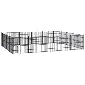 Outdoor Dog Kennel Steel 793.6 ft²