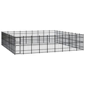 Outdoor Dog Kennel Steel 803.5 ft²