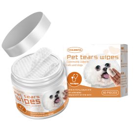 Yegbong Pet Wipes Clean, Dogs And Cats Tear Stains Eye Cleaning Wipe Eye Dirt Cotton Pad (Option: 2pcs)