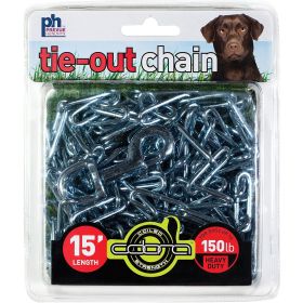 Prevue Pet Products Tie-out Chain Heavy Duty (Option: 15 Foot)