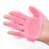 Pet Palm Brush, Hand Shampoo Grooming Bath Massage Glove, Brush Comb Five Finger for Combing and Rubbing Palm Brushed